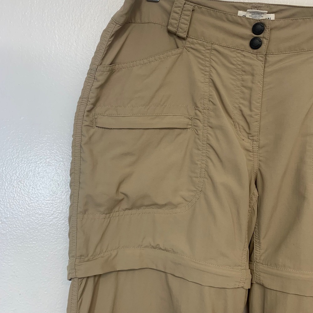 Magellan Convertible Hiking Pants Shorts Outdoors Women 8 Nylon Pockets Light - Picture 3 of 10